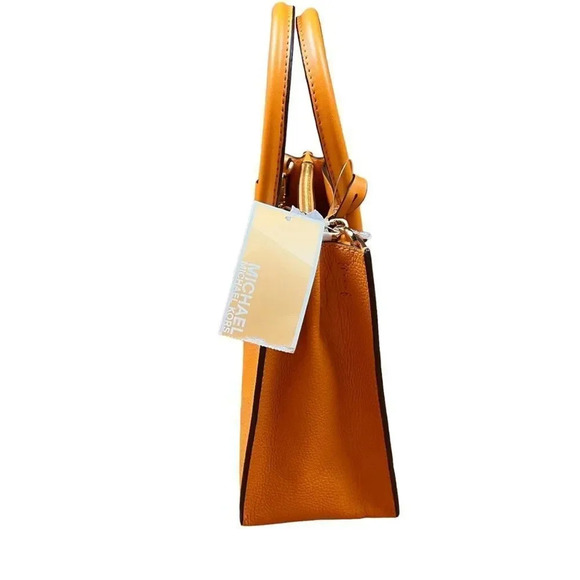 MICHAEL KORS MERCER Medium Messenger Crossbody Bag Honeycomb Leather NWT… - Picture 3 of 16